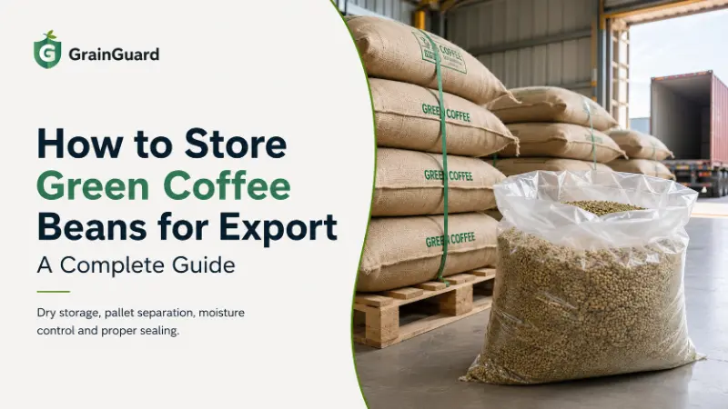 Hoe groene koffiebonen op te slaan voor export: een complete gids
