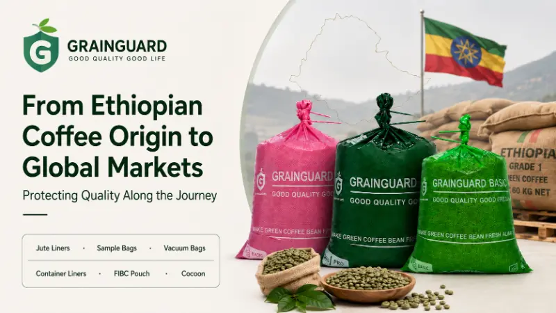 Van Ethiopische koffieoorsprong tot mondiale markten
