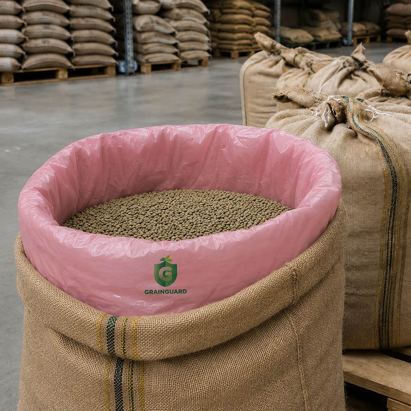 Koffieopslag Hermetische jute binnenvoering