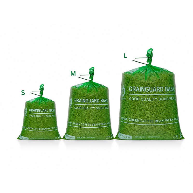 Groene koffieboon hermetische jute zakvoering